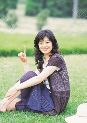Aisan Young Woman