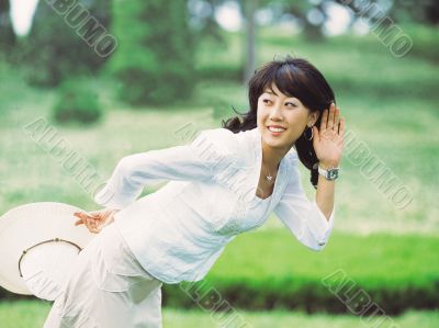 Aisan Young Woman