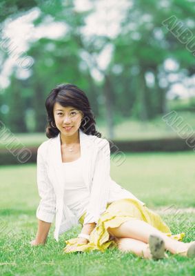 Aisan Young Woman