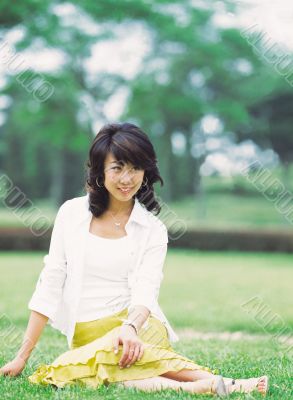 Aisan Young Woman