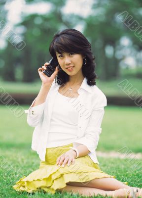 Aisan Young Woman