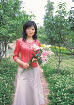 Aisan Young Woman