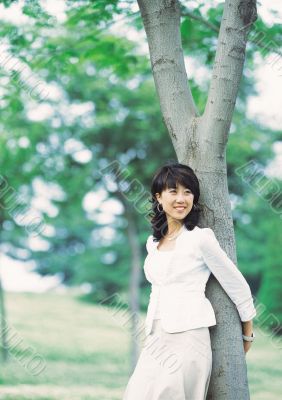 Aisan Young Woman