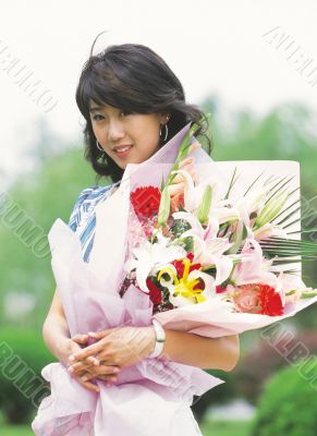 Aisan Young Woman