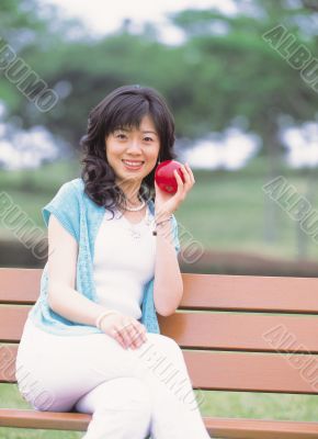 Aisan Young Woman