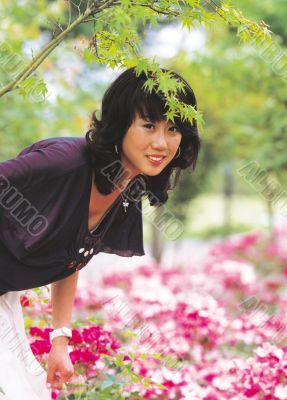 Aisan Young Woman