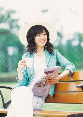 Aisan Young Woman