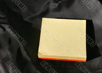 notepad on black