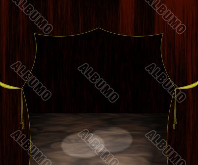 Empty Stage Illustration