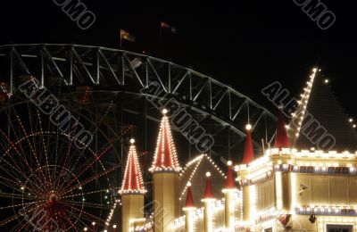 Thema Park At Night