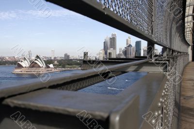 Sydney Harbor Bridge Fence