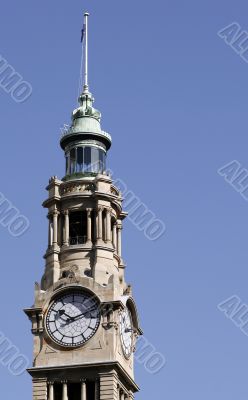 Old Building Tower With Clock