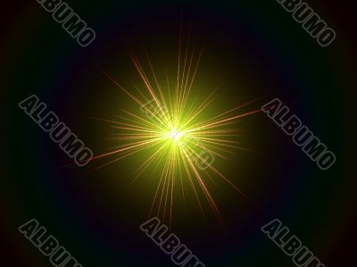 green starburst