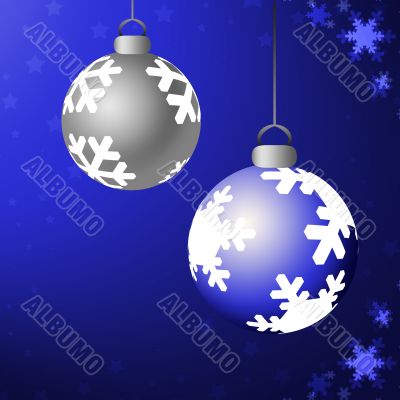 Shiny Christmas Ornaments
