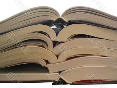 books pile