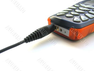 mobile phone and charger