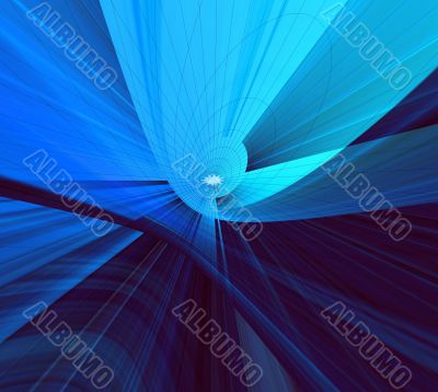 Blue web abstract