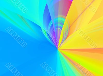 Celebratory bright background