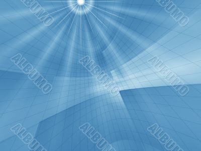 Abstraction background with nets