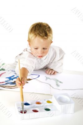 Painting child