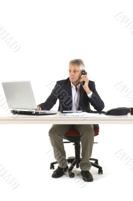 telephone call at the office