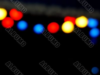 blurred lights