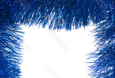 frame from blue tinsel