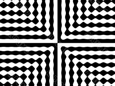 Simple black and white lined pattern