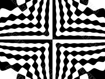 Simple black and white pattern