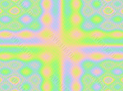 quartered colourful pattern
