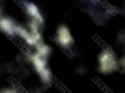 nebula in darkest space