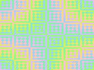 irridescent pattern with rectangles