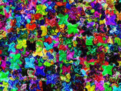 flower petals added texture