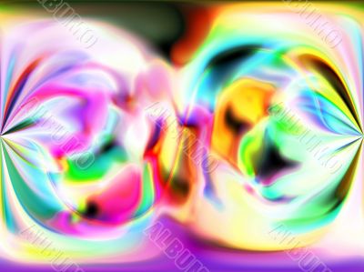 colourful cell division