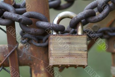 rusty lock