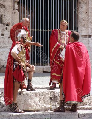 the roman legionaries