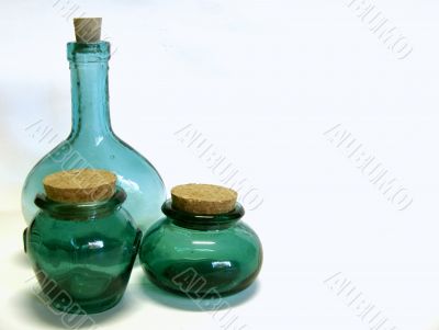 Three Glass Bottles