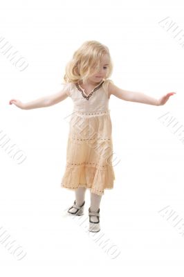 girl balancing