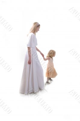 happy mother