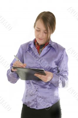 pretty young  secretary