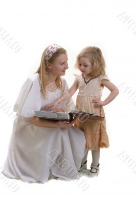 happy mother