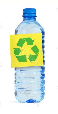bottle with recyle symbol
