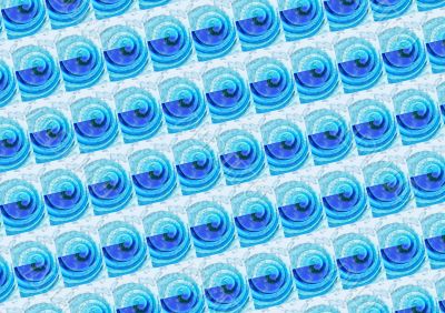 Blue water patern