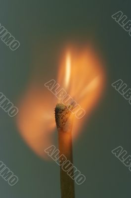 match in fire