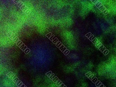 green blue spatter