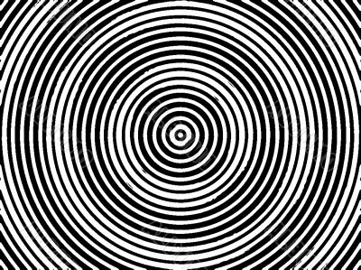 black and white target