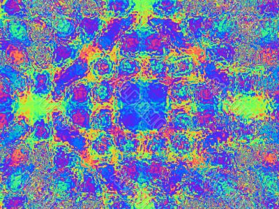 psychedelic through pebbled glass