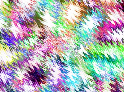 psychedelic through wobbled glass