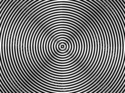 black and white target