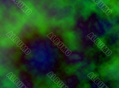 green and blue plasma